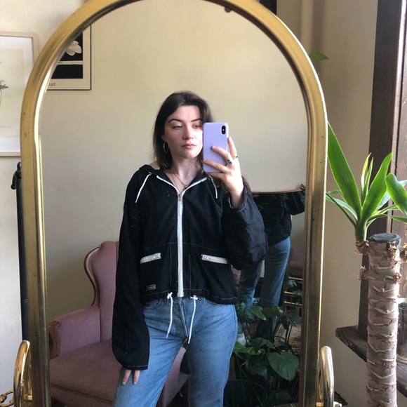 Y2K Cropped Reebok Windbreak - Picture 4 of 4